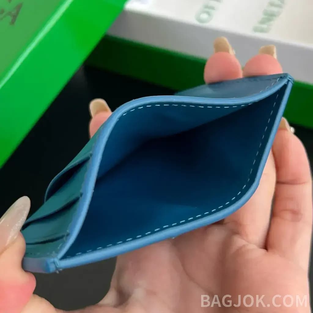 보테가베네타 보테가 베네타 카세트 카드 홀더 블루 상세 이미지