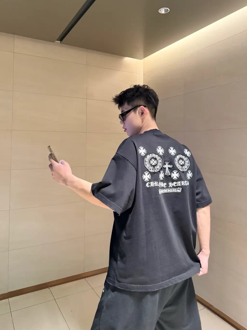 크롬하츠 크롬하츠 자수 티셔츠 상세 이미지