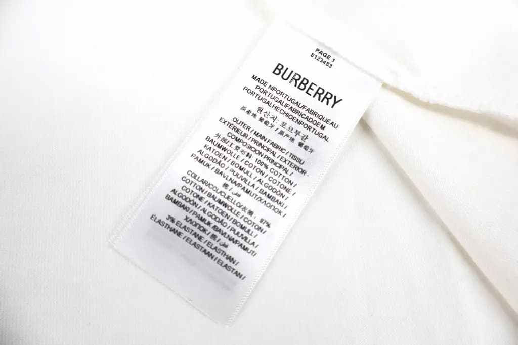 버버리 버버리 비치 라운지 체크 반팔티 상세 이미지