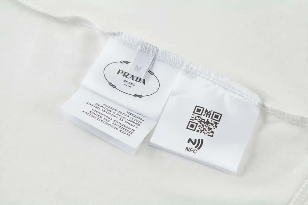프라다 프라다 나일론 트리밍 포켓 반팔 폴로 셔츠 상세 이미지