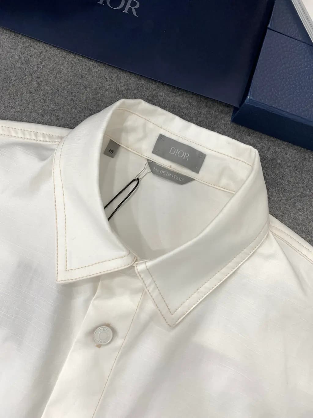 디올 디올 코튼 자수 재킷 셔츠 상세 이미지