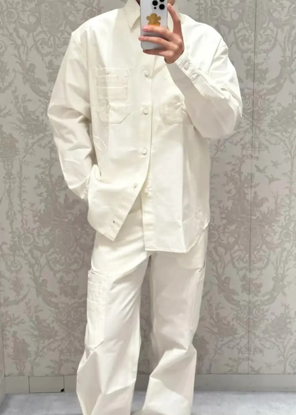 디올 디올 코튼 자수 재킷 셔츠 상세 이미지