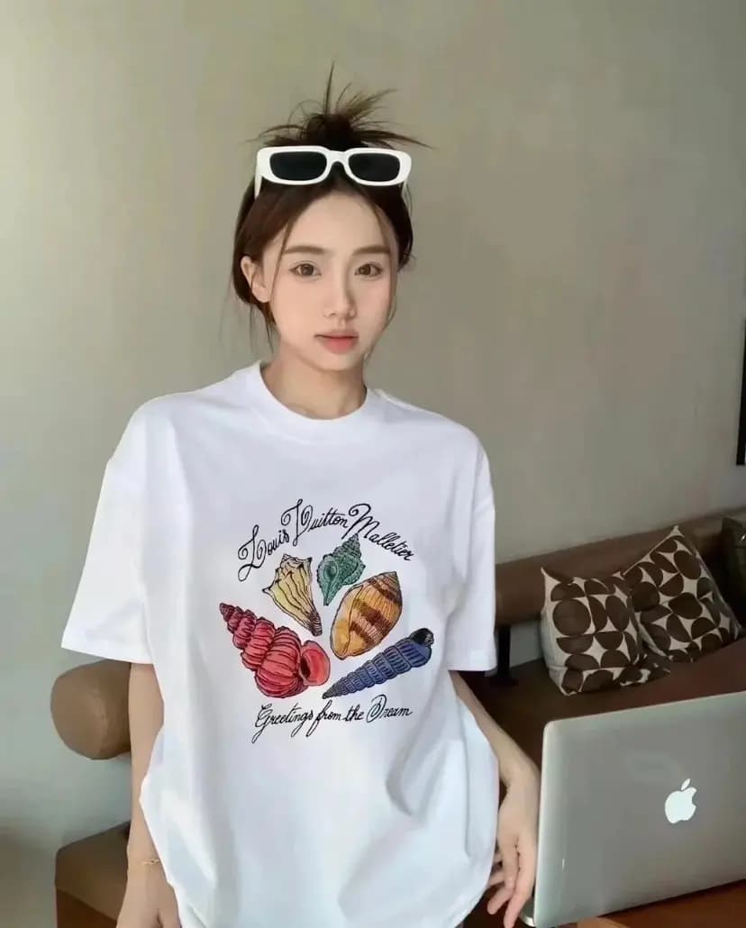 루이비통 루이비통 소라 프린트 반팔 상세 이미지