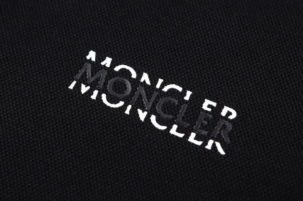 몽클레어 몽클레어 코튼 로고 레터 폴로 셔츠 상세 이미지