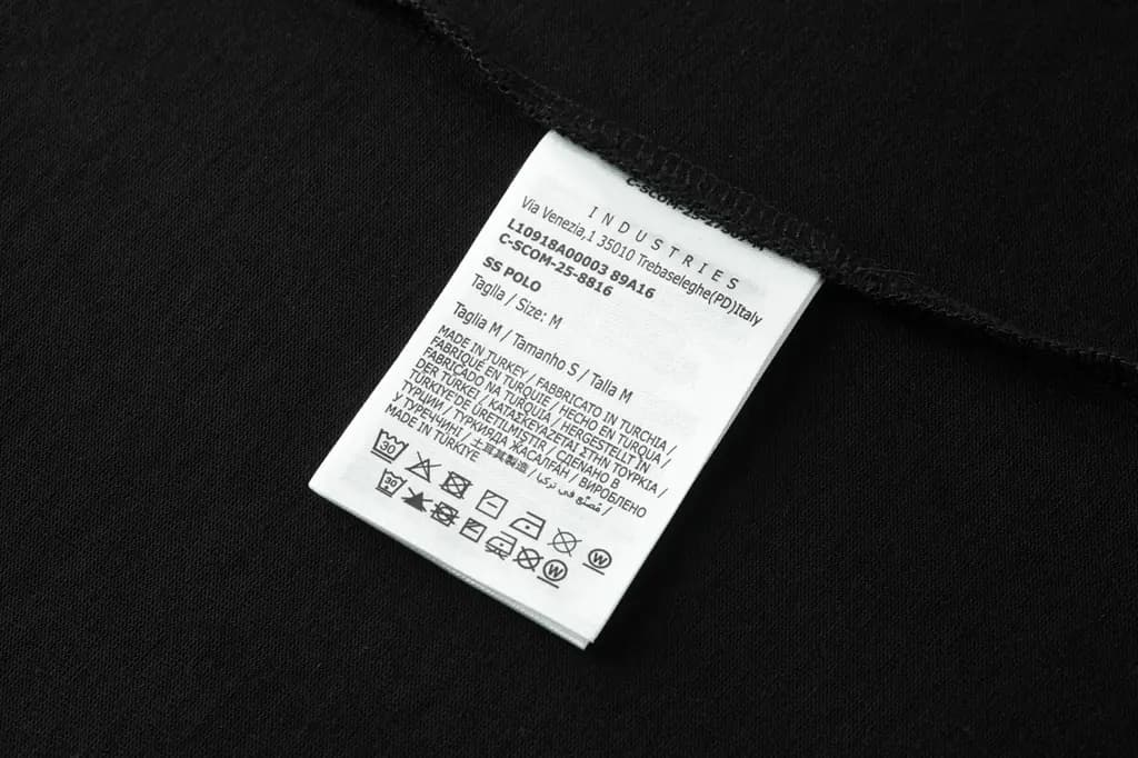 몽클레어 몽클레어 넥 로고 자수 반팔 티셔츠 상세 이미지