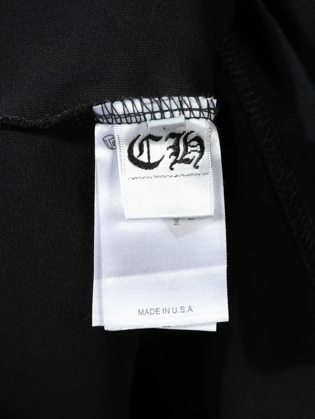 크롬하츠 크롬하츠 크로스 레이저 워싱 반팔 티셔츠 상세 이미지