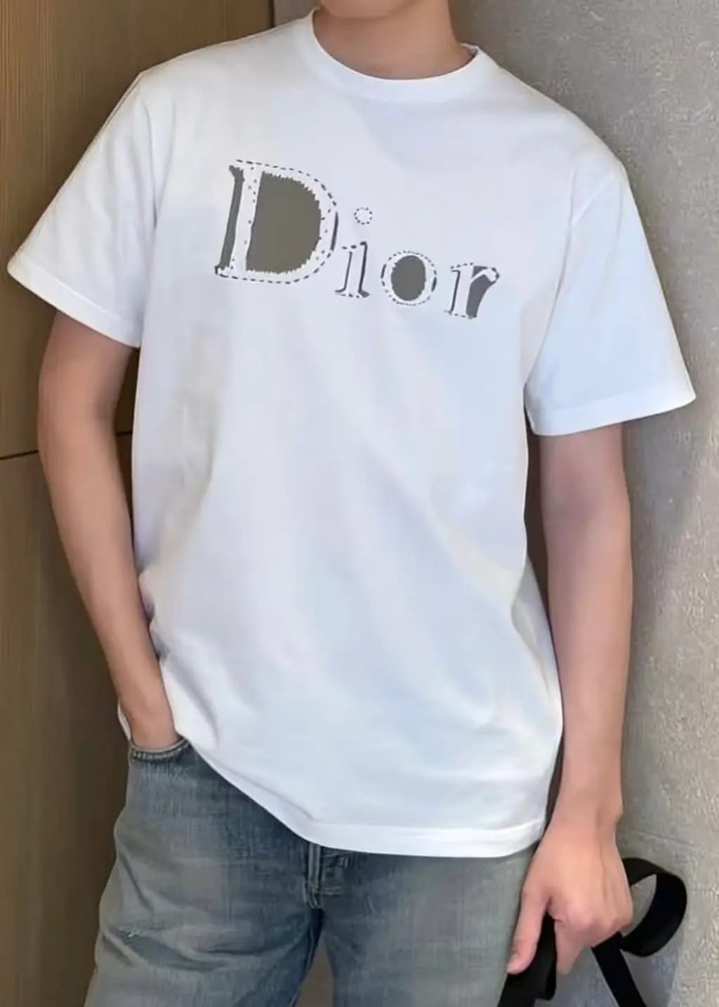디올 디올 루즈핏 반팔 티셔츠 상세 이미지