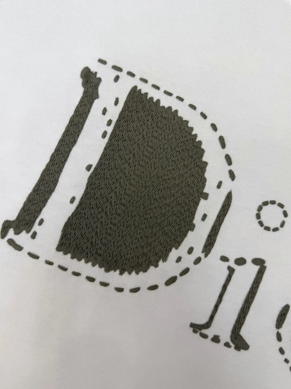 디올 디올 루즈핏 반팔 티셔츠 상세 이미지