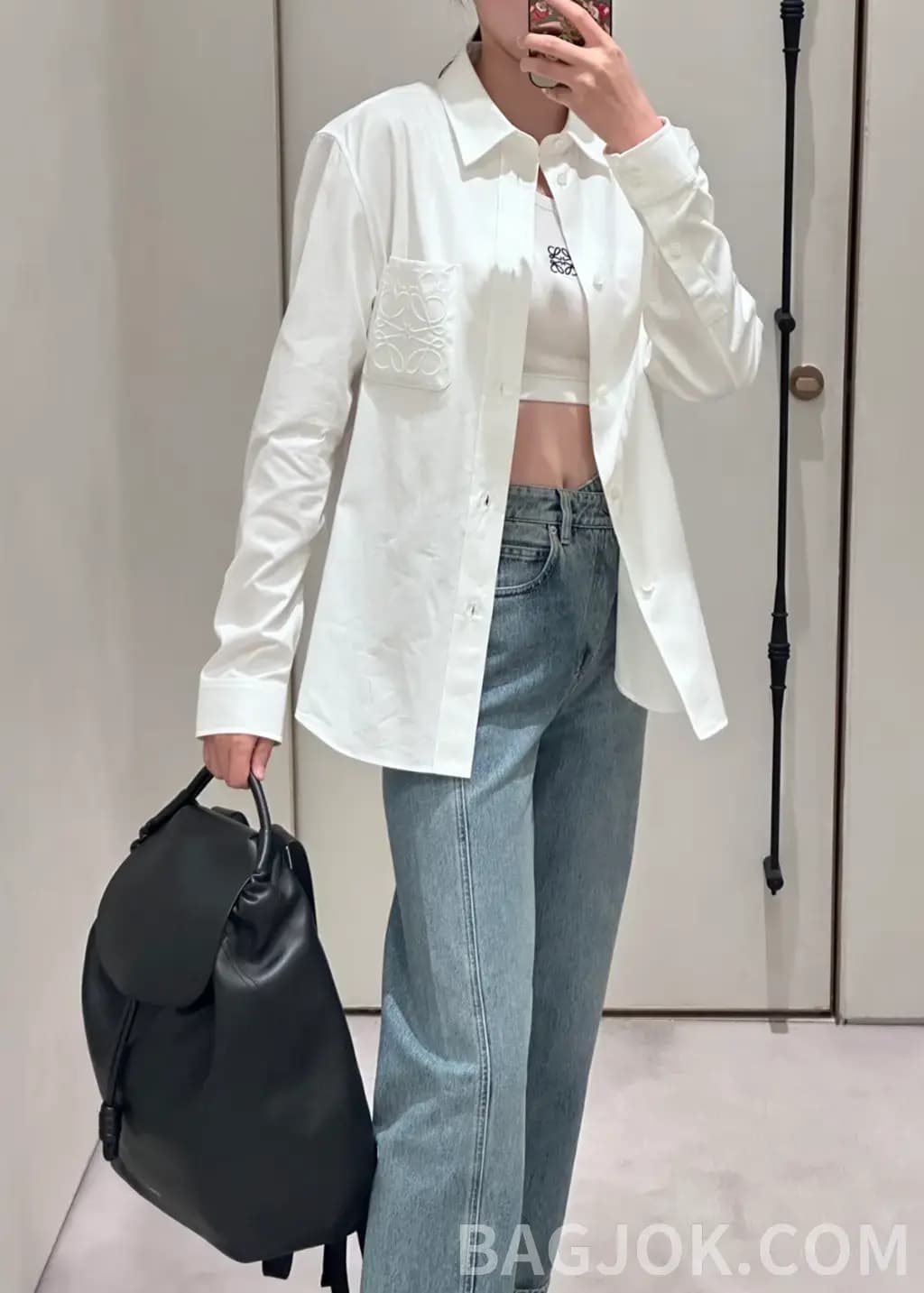 로에베 로에베 클래식 코튼 셔츠 상세 이미지