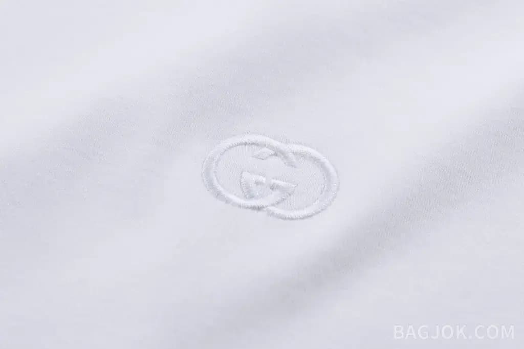 구찌 구찌 더블 G 자수 반팔 티셔츠 상세 이미지