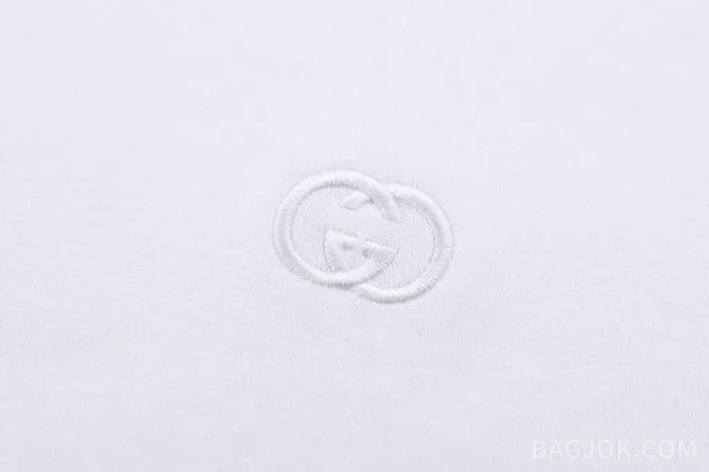 구찌 구찌 더블 G 자수 반팔 티셔츠 상세 이미지