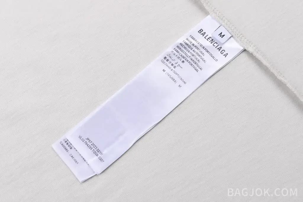발렌시아가 발렌시아가 레터링 프린팅 반팔 티셔츠 상세 이미지