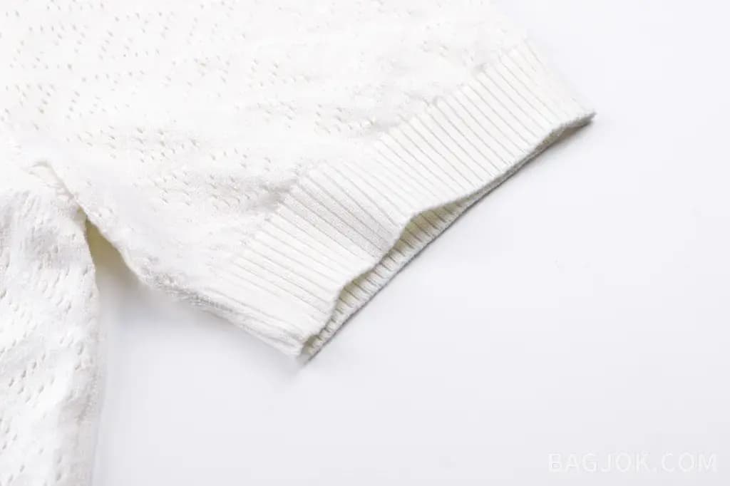 펜디 펜디 로고 버튼 니트 폴로 셔츠 상세 이미지