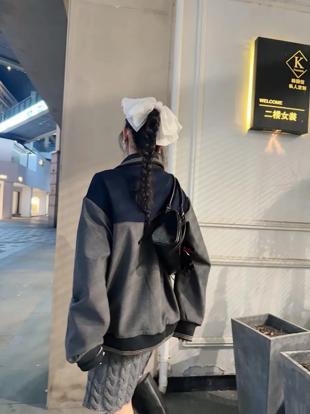 미우미우 미우미우 컬러 블록 메리노 울 집업 자켓 상세 이미지