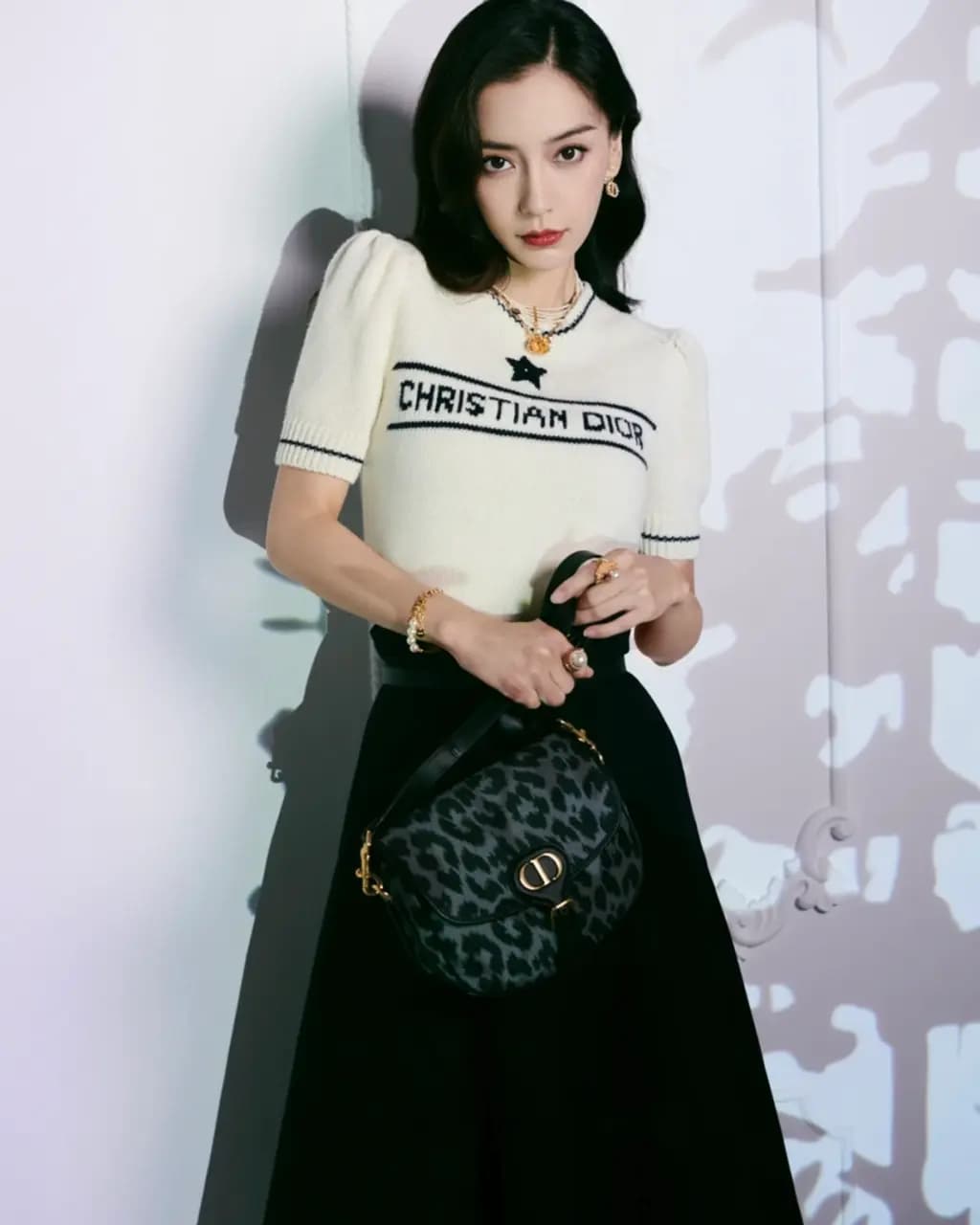 디올 디올 럭키스타 반팔 니트 상세 이미지