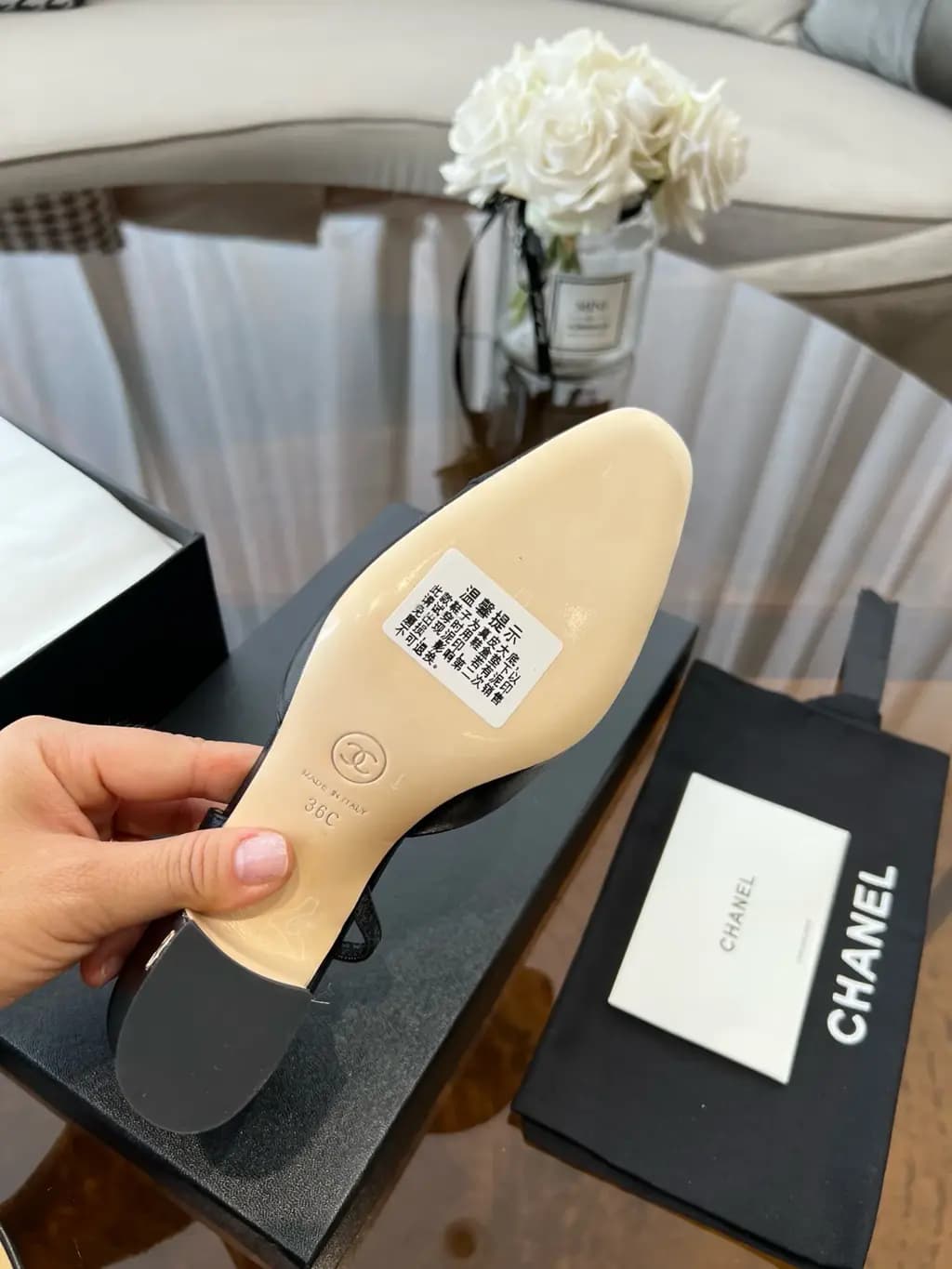 샤넬 샤넬 슬링백 슈즈 상세 이미지