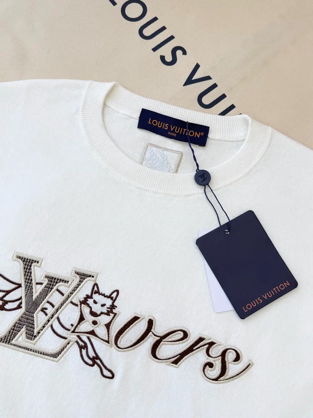 루이비통 루이비통 LVers 폭스 그래픽 반팔 티셔츠 상세 이미지