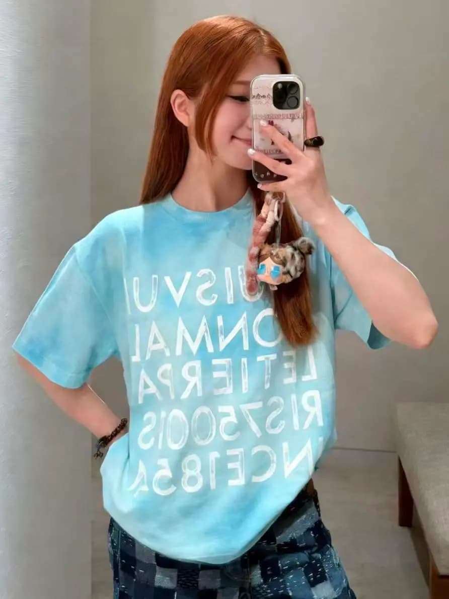 루이비통 루이비통 아이스 다이 그래픽 반팔 티셔츠 상세 이미지