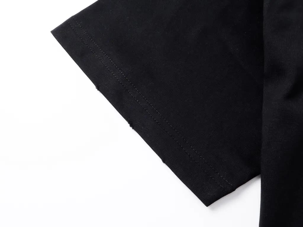 발렌시아가 발렌시아가 드리핑 레터링 자수&프린트 반팔 티셔츠 상세 이미지