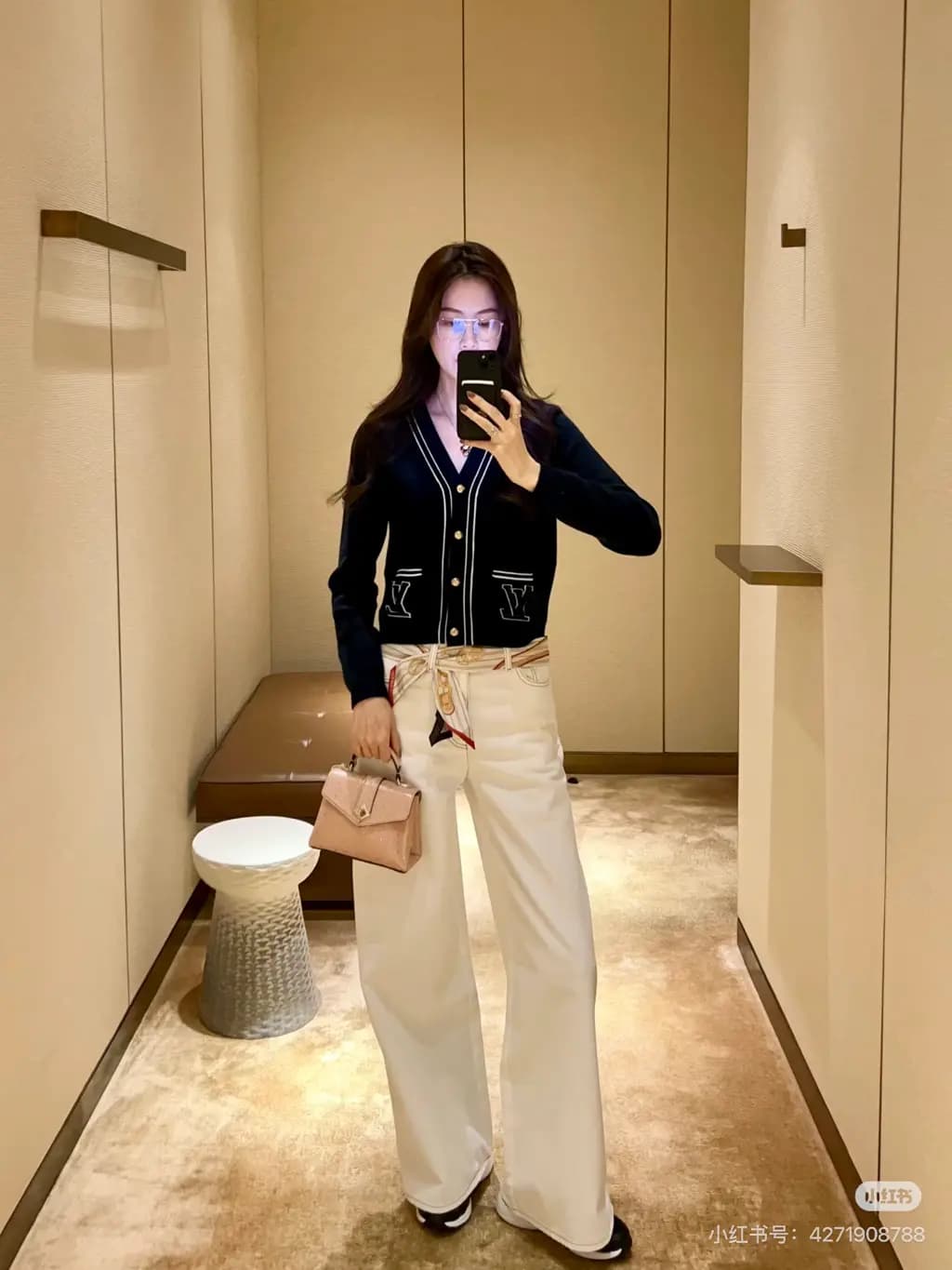 루이비통 루이비통 노티컬 LV 크롭 가디건 상세 이미지