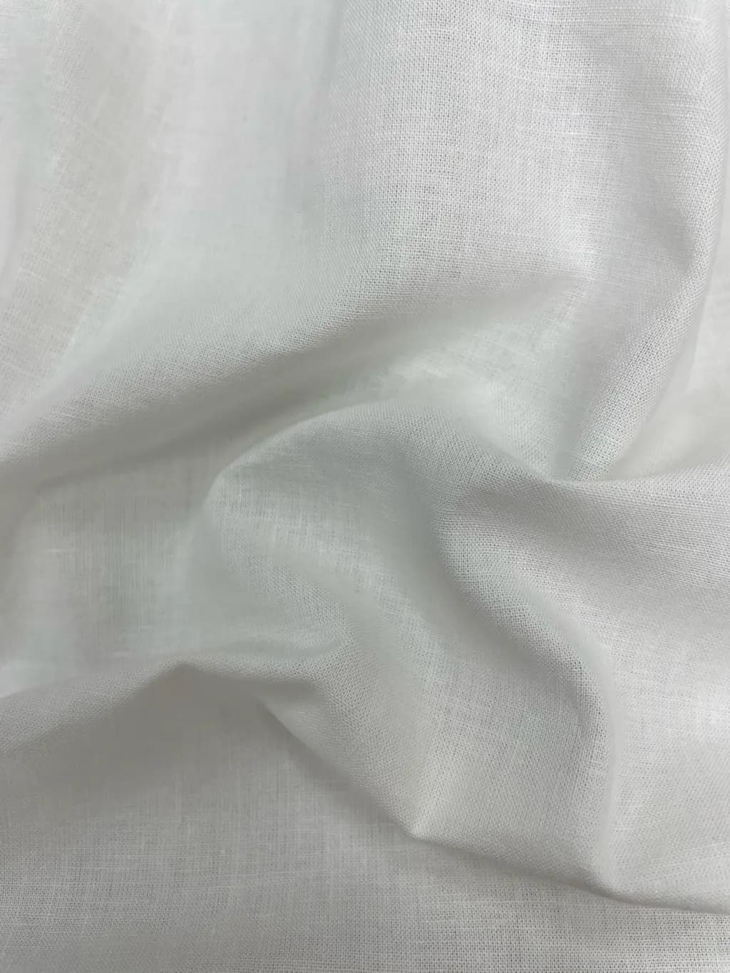 미우미우 미우미우 스캘럽 헴 린넨 블렌드 미니 스커트 상세 이미지