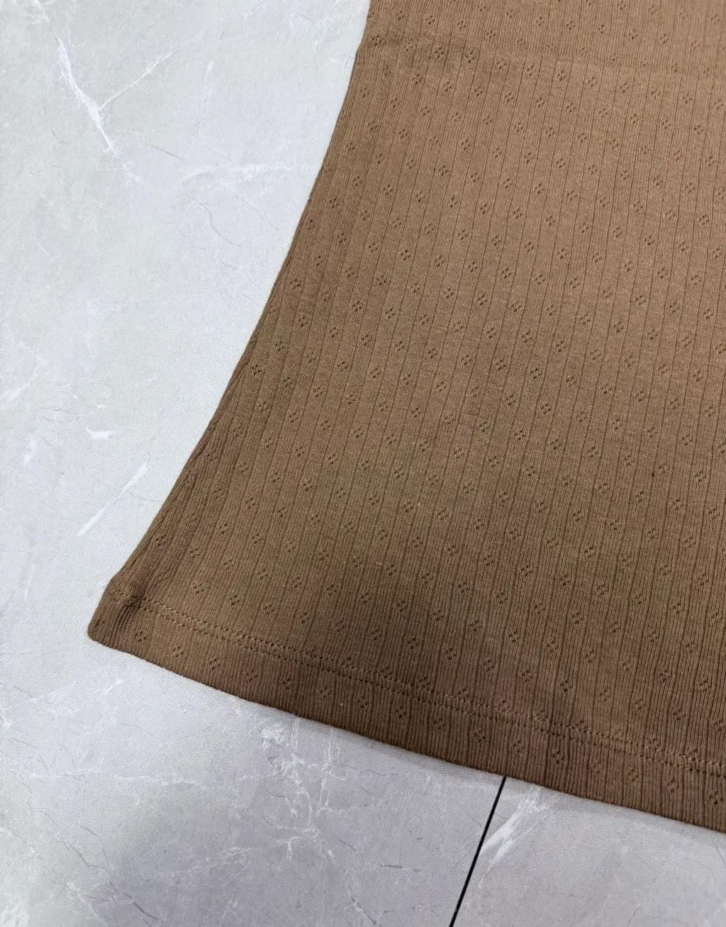 미우미우 미우미우 레이스 트리밍 리브드 탱크탑 상세 이미지