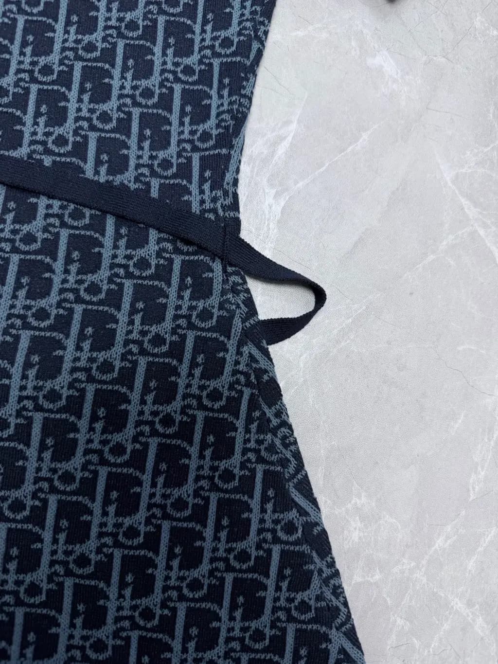 디올 디올 오블리크 패턴 플레어 미니 원피스 상세 이미지
