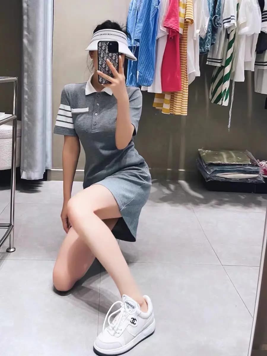 톰브라운 톰브라운 헥터 폴로 미니 원피스 상세 이미지