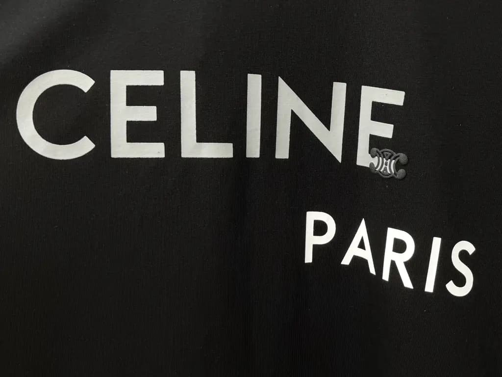 셀린느 셀린느 커플 CELINE PARIS 오버핏 반팔 티셔츠 상세 이미지