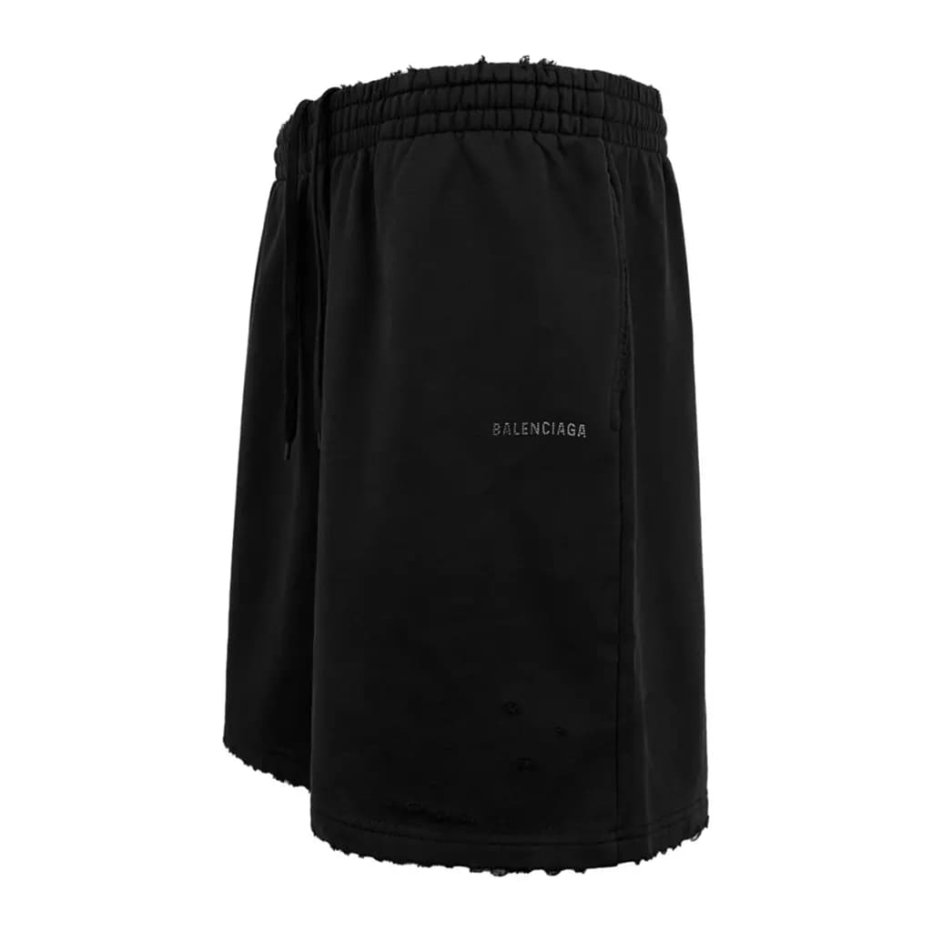 발렌시아가 발렌시아가 비즈 핫픽스 로고 데님 쇼츠 상세 이미지