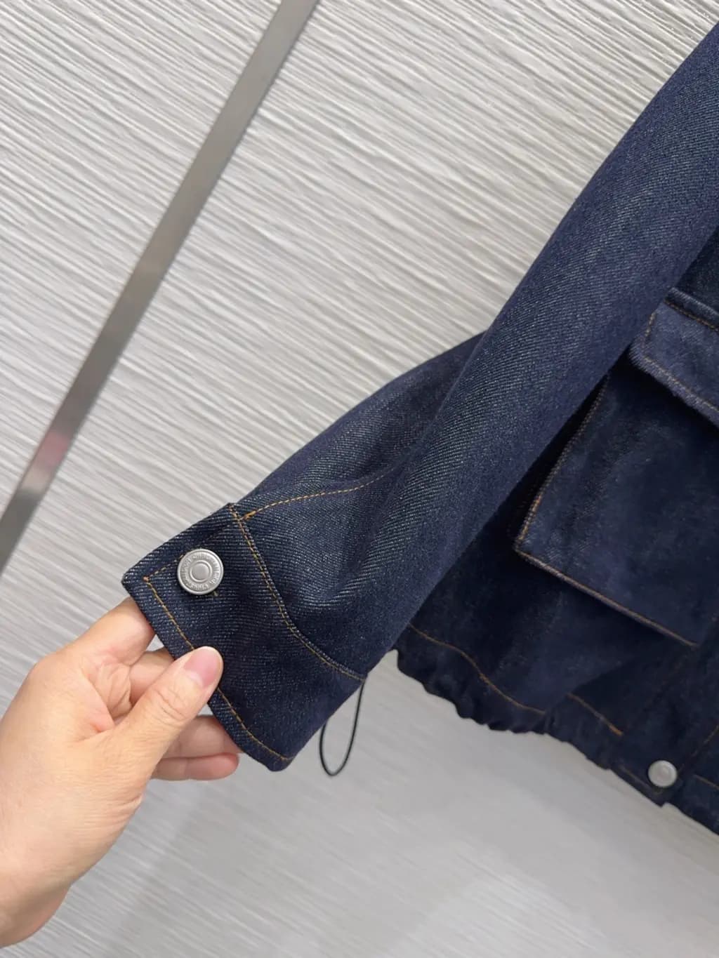 디올 디올 오블리크 패턴 데님 후드 자켓 상세 이미지