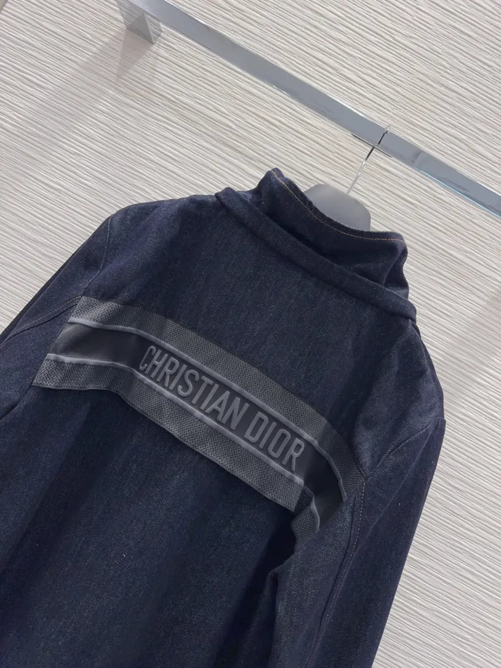 디올 디올 오블리크 패턴 데님 후드 자켓 상세 이미지