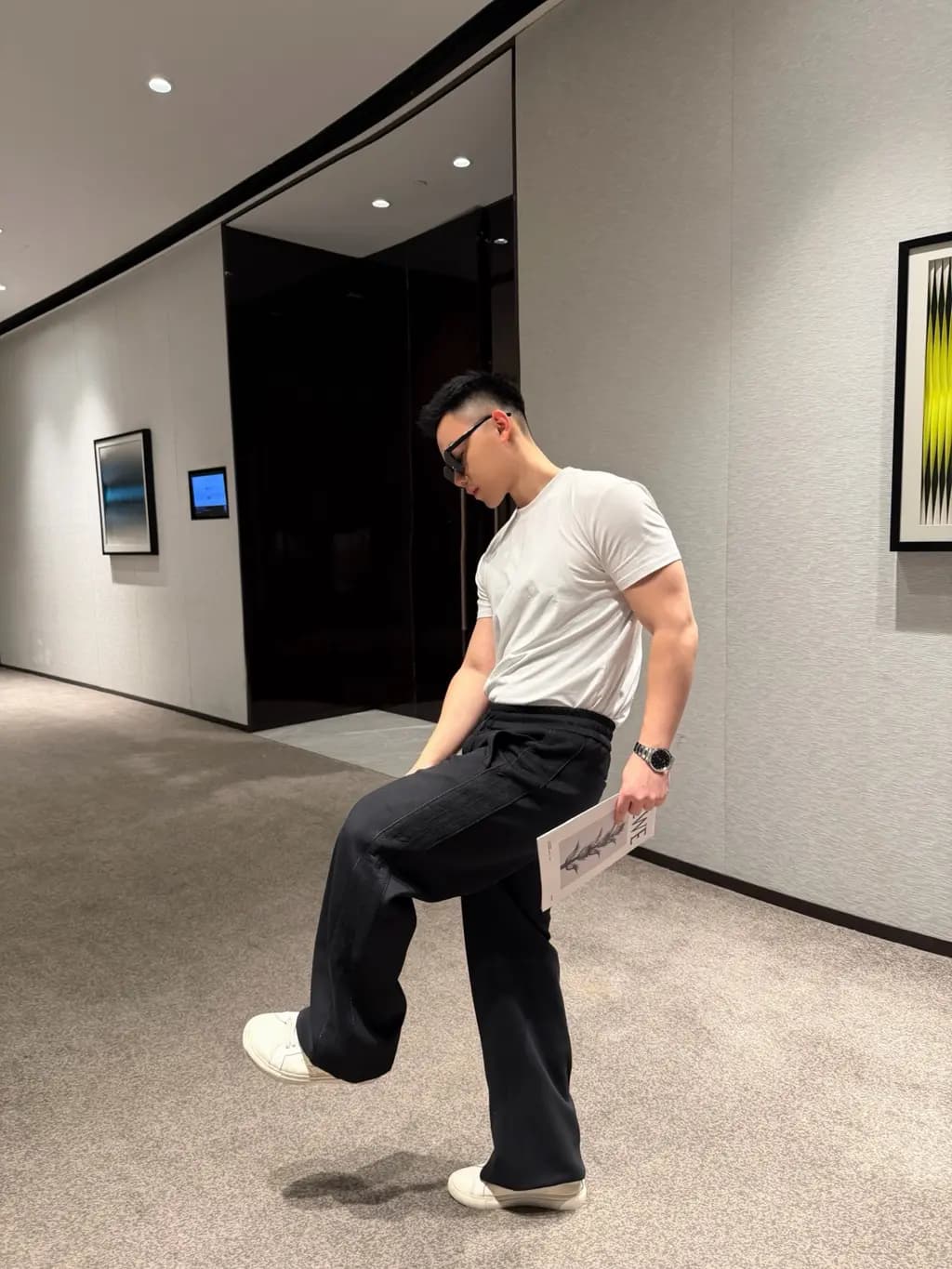 디올 디올 오블리크 자카드 니트 팬츠 상세 이미지
