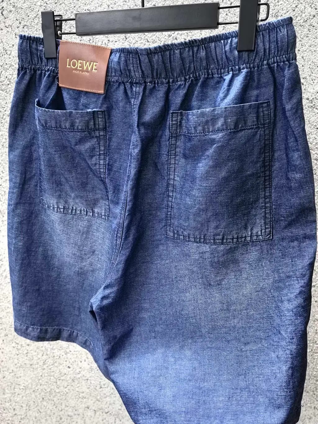 로에베 로에베 워싱 데님 숏팬츠 상세 이미지