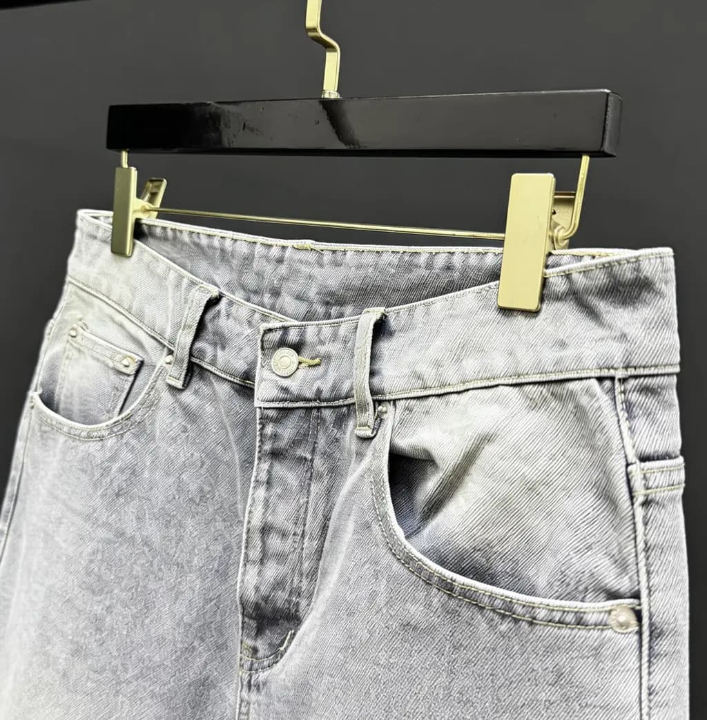 발렌시아가 발렌시아가 프리미엄 디스트로이드 데님 숏팬츠 상세 이미지