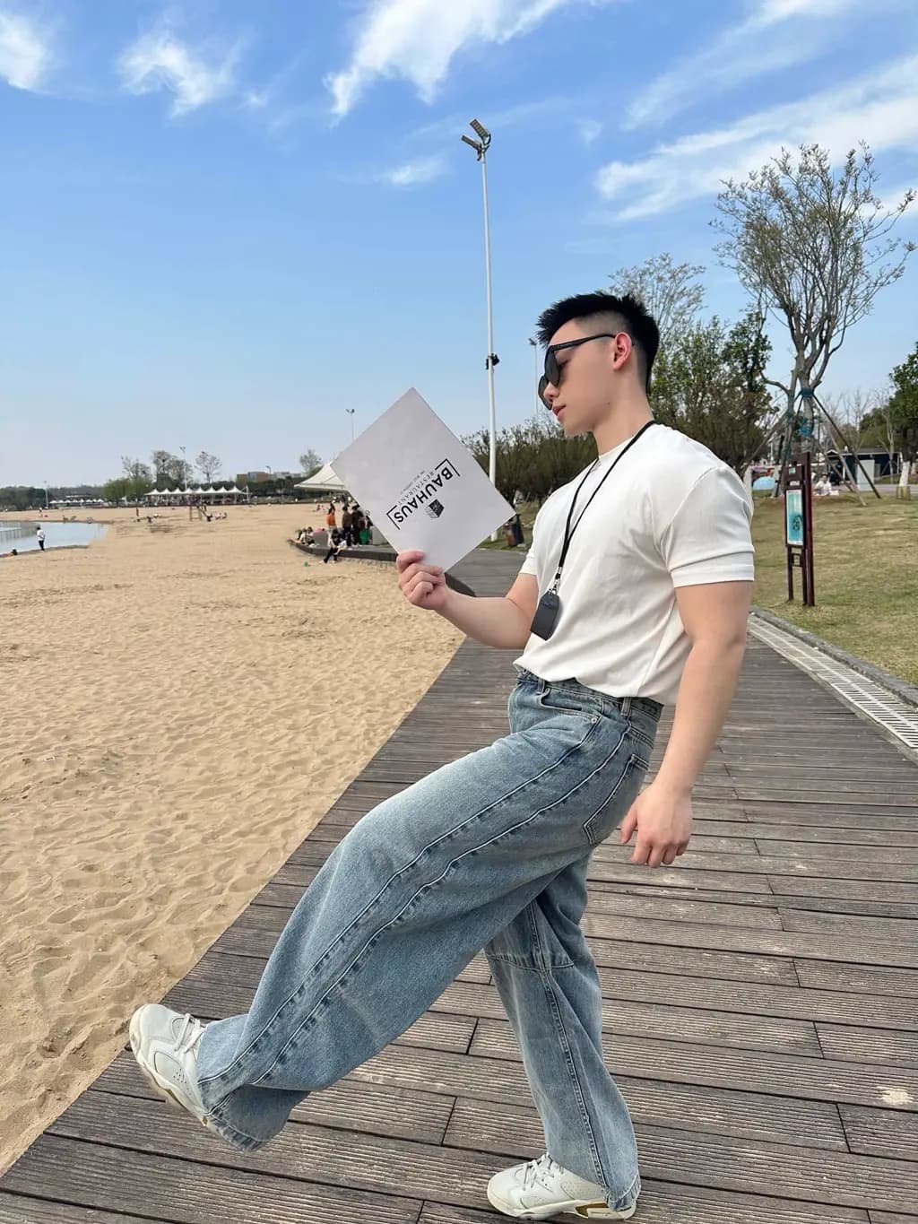 로에베 로에베 와이드 데님 팬츠 상세 이미지