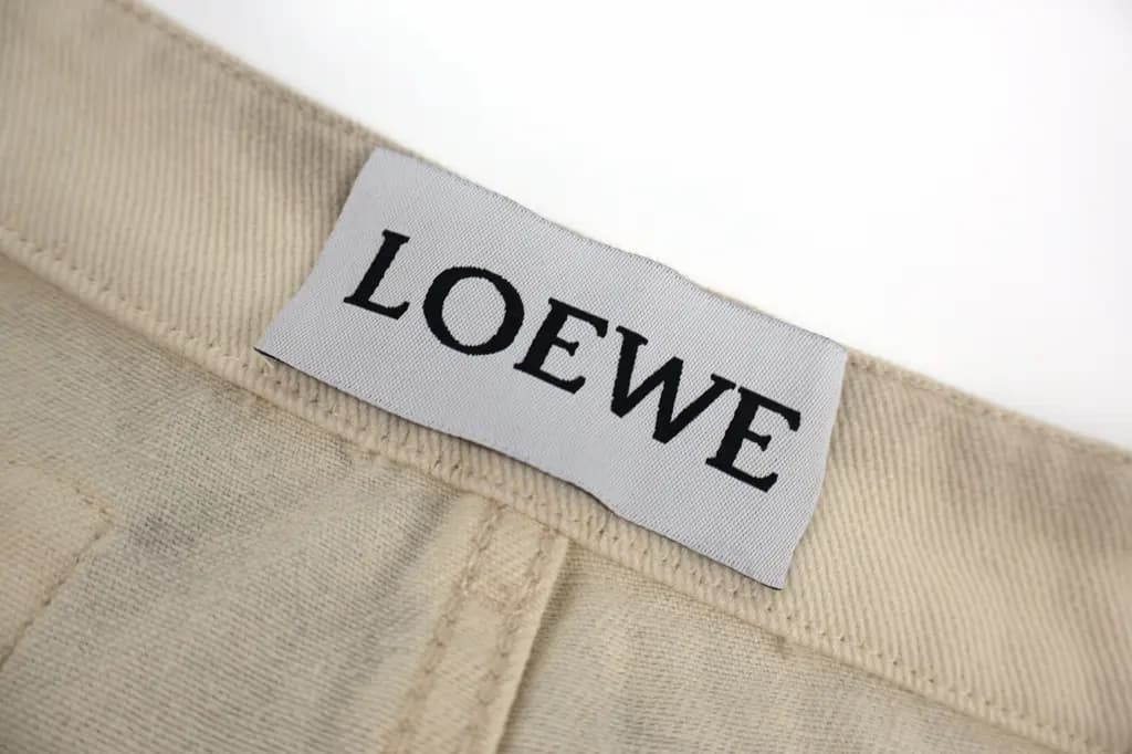 로에베 LOEWE 워싱 와이드 팬츠 상세 이미지