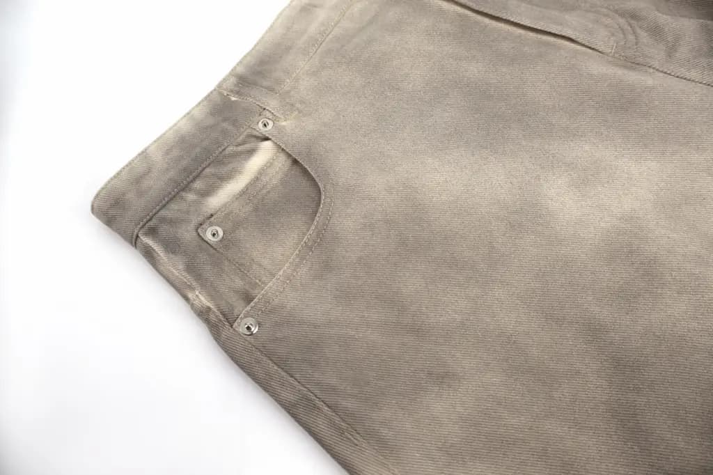로에베 LOEWE 워싱 와이드 팬츠 상세 이미지
