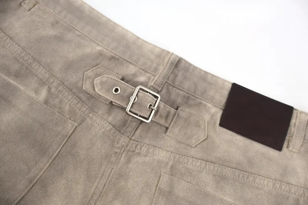 로에베 LOEWE 워싱 와이드 팬츠 상세 이미지