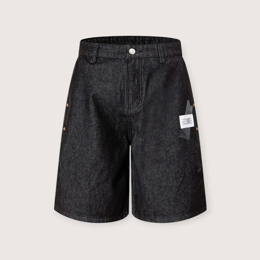 MAISON MARGIELA 넘버링 테이프 데님 쇼츠