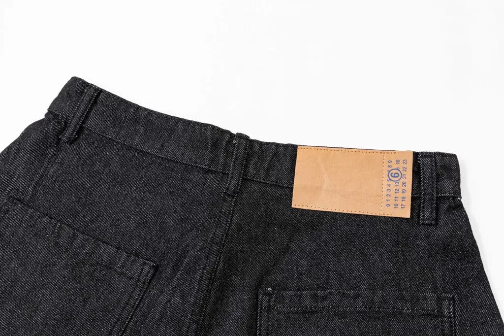 메종마르지엘라 MAISON MARGIELA 넘버링 테이프 데님 쇼츠 상세 이미지