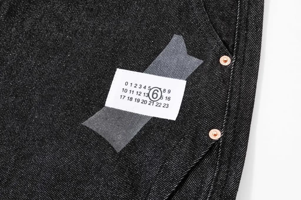 메종마르지엘라 MAISON MARGIELA 넘버링 테이프 데님 쇼츠 상세 이미지