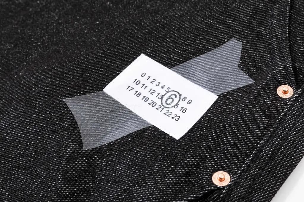 메종마르지엘라 MAISON MARGIELA 넘버링 테이프 데님 쇼츠 상세 이미지