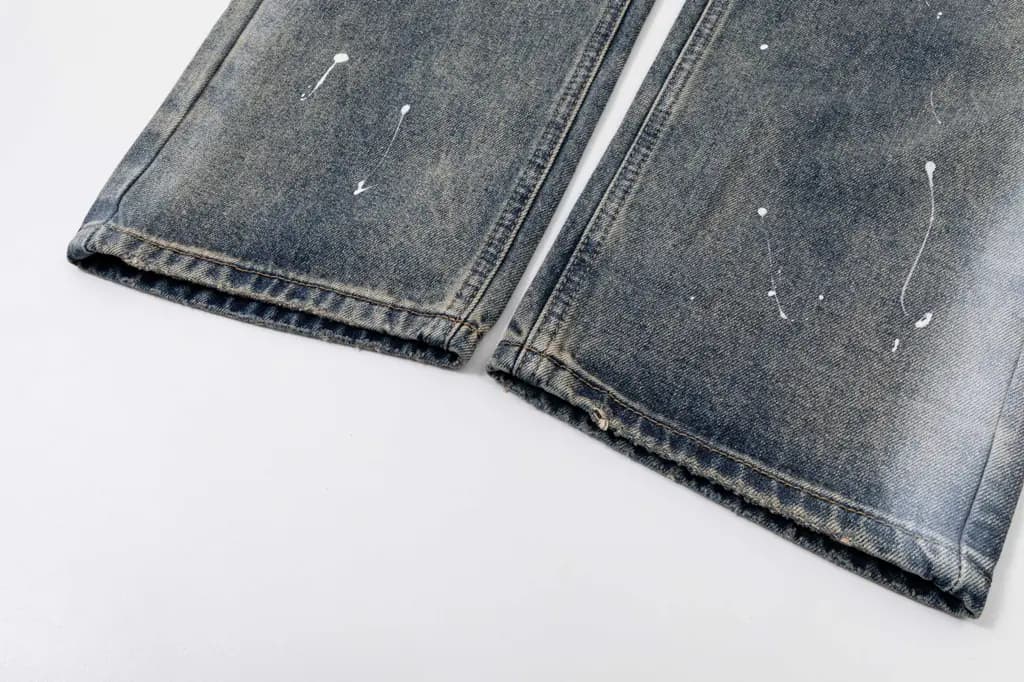 메종마르지엘라 MAISON MARGIELA 넘버링 페인트 데님 팬츠 상세 이미지