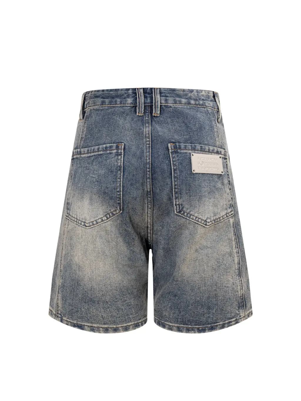 메종마르지엘라 MAISON MARGIELA 페인트 스플래터 넘버링 데님 쇼츠 상세 이미지