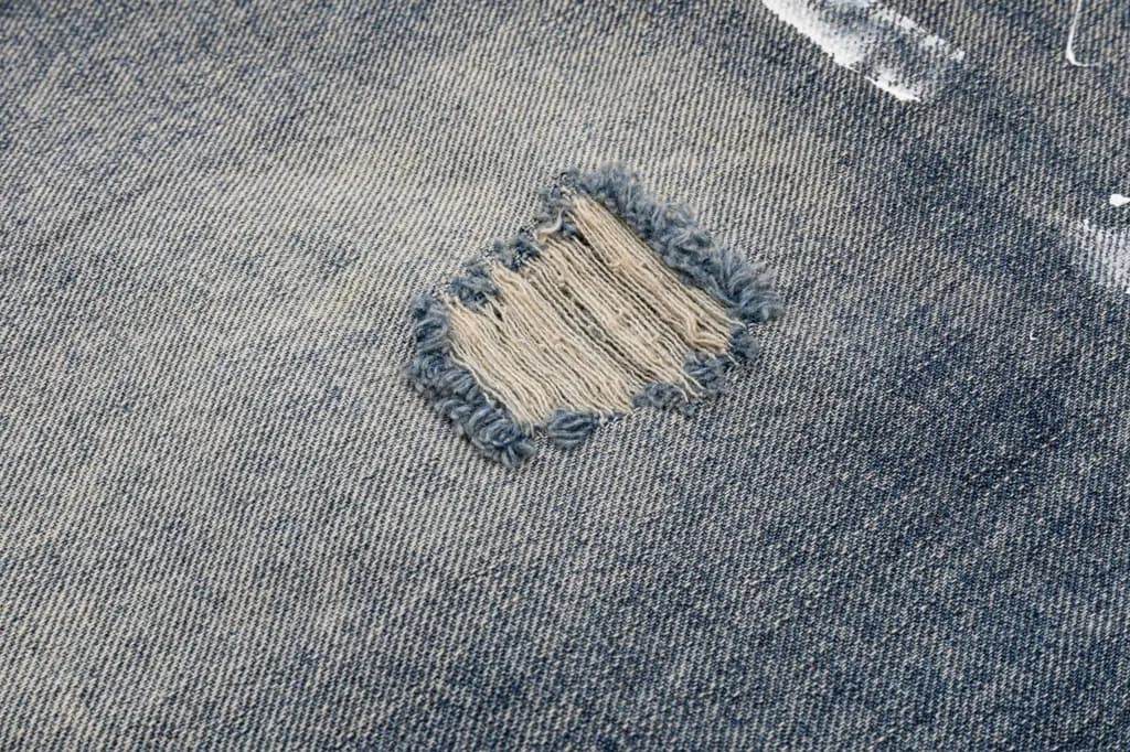 메종마르지엘라 MAISON MARGIELA 페인트 스플래터 넘버링 데님 쇼츠 상세 이미지