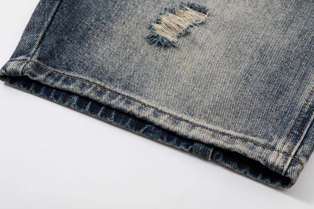 메종마르지엘라 MAISON MARGIELA 페인트 스플래터 넘버링 데님 쇼츠 상세 이미지