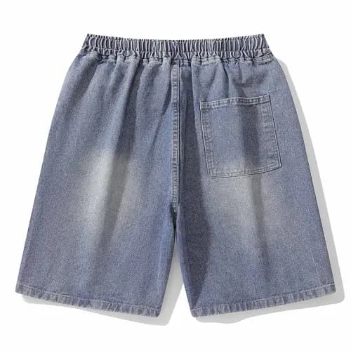 스톤아일랜드 STONE ISLAND 디스트레스드 데님 반바지 상세 이미지