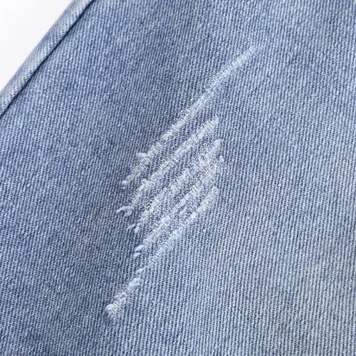 스톤아일랜드 STONE ISLAND 디스트레스드 데님 반바지 상세 이미지