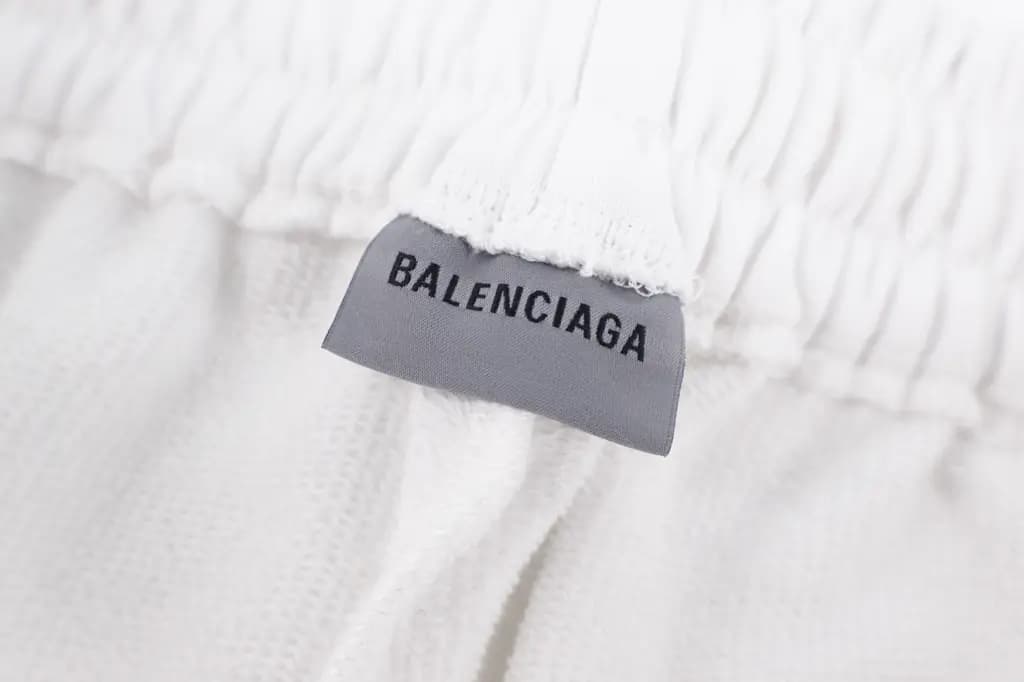 발렌시아가 BALENCIAGA 테이프 그래픽 헤비 코튼 쇼츠 상세 이미지